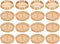 uxcell 20Pcs 60mm/2.4in Air Vents Circular Soffit Vents, Orange Plastic Soffit Vent Cover for Bathroom Home, Office, Kitchen, Cabinet, Wardrobe...