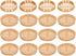 uxcell 20Pcs 60mm/2.4in Air Vents Circular Soffit Vents, Orange Plastic Soffit Vent Cover for Bathroom Home, Office, Kitchen, Cabinet, Wardrobe...