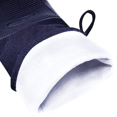 Extra Long Professional Oven Mitts, Non-Slip Silicone Grip Heat Resistant, 1 Pair,19.7" Length,Up to 572? for BBQ Cooking Baking Grilling, Black...