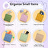 3PCS Small Makeup Bag for Purse, New Thicken Waterproof Leather Purse Organizers for Inside Purse, Snap Closure Organizer Pouch for Cosmetics Jewe...