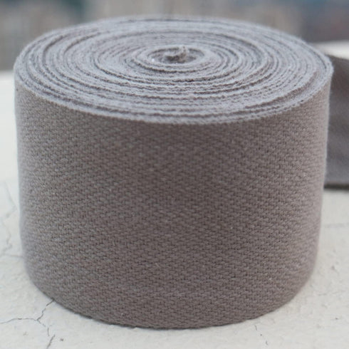 2Inch 10Yard Cotton Tufting Carpet Rug Binding Edge Bias Binding Webbing Ribbon for DIY Craft Sewing (Grey)...