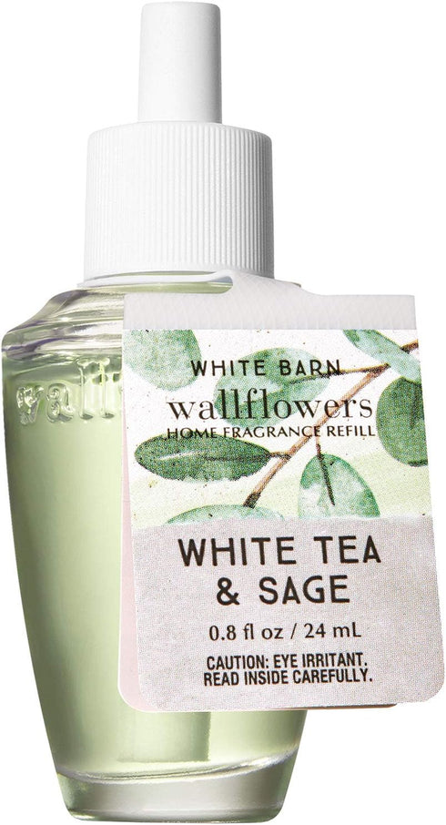 Bath Body Works Wallflowers Fragrance Refill Bulb White Tea & Sage...