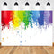 Paint Splash Party Backdrop Colorful Painting Art Photography Background MEETSIOY Abstract Oil Painting Photo Booth Props Banner Birthday Party Su...