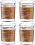 4 Pack Shot Glasses Measuring Cup,2oz Espresso Shot Glass,Liquid Heavy Glass Wine Glass,Measurement of Dry and Liquid Ingredients(Black)...