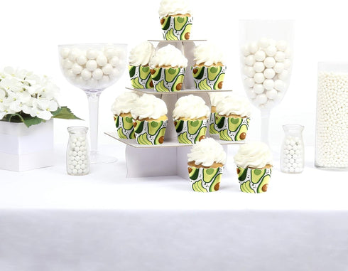 Big Dot of Happiness Hello Avocado - Fiesta Party Decorations - Cupcake Wrappers - Set of 12...