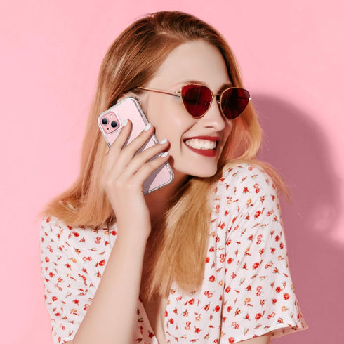 ULAK Compatible with iPhone 15 Plus Case Glitter, Heavy Duty Dual Layer Shockproof Protection Women Sparkly Transparent Protective Phone Cover for...