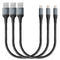 Short Lightning Cable 1FT 3Pack 12 inch iPhone Charger USB Fast Nylon Braided Charger Cord Compatible with Apple iPhone 13/12/11/XS/XR/X/8/7/6/6s ...
