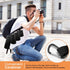 ARVOK Camera Lens Case, Water Resistant Protective Lens Pouch for DSLR Camera Lens, 4 Size Thick Camera Lens Bag for Nikon, Tamron, Sigma, Pentax,...