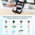 Memoking Travel Case for M220 M200 Label Maker T02 Sticker Printer,Case for M110 M200 M220 M221 Label Printer - Storage Holder Tape Paper Roll & U...