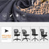 Printed Computer Office Chair Covers, Desk Chair Cover, Task Chair Slip Covers (Grey & Leaves)...