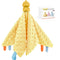 Loveys for Babies, 16" soft Baby Lovey Blanket,Baby Snuggle Toy Newborn Dinosaurs teething toys, Baby Girl Gifts for Infants and Toddlers (Yellow)...