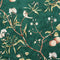 9452 Green Floral Peel and Stick Wallpaper Flower and Bird Removable Self Adhesive Contact Paper Vinyl Film Home Decoration and Furniture Renovati...