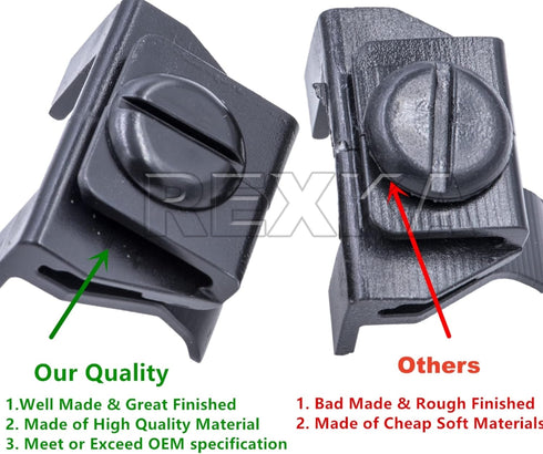 Rexka 5 Sets Front Fender & Bumper Cover Clip & Pin Set for Toyota Lexus 53879-58010 47749-58010 Avalon Camry Corolla Highlander Matrix Prius Priu...