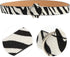 Women Leather Belt Zebra Printed Fashion Wide Waist Belt with Metal Buckle for Jeans Pants Women Girls Birthday...