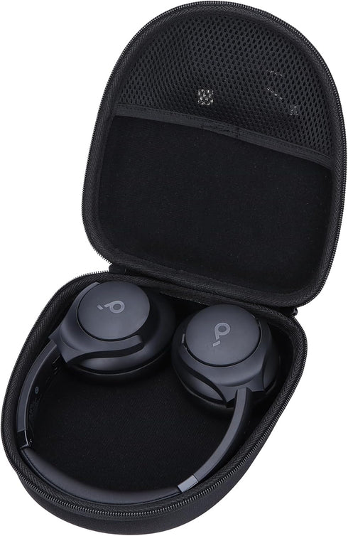Hard Carry Case Compatible with Anker Soundcore Life Q20 Q30 Q35 Q40 Q45 Q20+ Q20i Hybrid Active Noise Cancelling Headphones (Black case)......