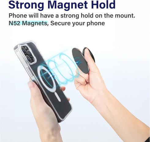 Magsafe Compatible Mobile Phone Grip Stand Holder Cute Smile Face Shape Expandible Collapsible for Kindle Smartphone Tablet Cell Phone Accessory (...