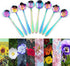Flower Spoon Set, niceEshop Stainless Steel Teaspoon Colorful Coffee Spoon Tea Spoon Mixing Spoon Sugar Spoon, Set of 8, Rainbow...