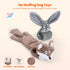 HGB Squeaky Dog Toys, No Stuffing Crinkle Dog Toys for Large Medium Small Dogs, Interactive Dog Toys to Keep Them Busy, Plush Dog Chew Toys for Bo...