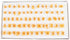 PME Fun Fonts Collection 2 Stamping Set-Letters & Numbers for Cookie & Cupcake (66 Pieces), Standard, Trasparent, (FF57)...