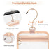 CUBETASTIC Clear Makeup Bag for Women, Transparent Cosmetic Organizer Case for Travelling, Hanging Toiletry Bag for Travel Essentials 3 Comparment...