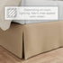 Bed Maker’s Never Lift Your Mattress Bed Skirt, Designed for Box Spring Beds, Split Corners, 14 Inch Drop Length, Full, Mocha...