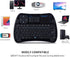 iPazzPort Bluetooth Mini Keyboard (IR Learning) Touchpad Mouse, Backlit 2.4GHz Wireless Keypad Remote Controller for Tablets, Smart TV,Fire Stick,...