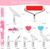 Sonsage Metal Tips Diamond Art Painting Resin Pen Pink 5D Ergonomic Diamonds Art Roller Accessories and Tools Set Dots Round Square Drill Wax Pens...