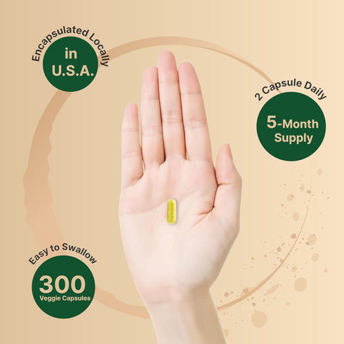 NatureBell Berberine Supplement 500mg | 300 Veggie Capsules, 97% Pure Berberine HCL – 5:1 Root Extract – Plant Based, Vegan, Non-GMO...
