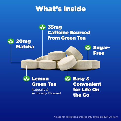 Natrol Quick Balance Energy Mints, Energy Supplement, 30 Lemon Green Tea Naturally and Artificially Flavored, 30 Count, 15 Day Supply...