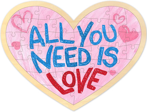 Blank Puzzle Heart Shape with 40 Pieces, Blank Heart Wooden Jigsaw Puzzle with Puzzle Tray for Crafts & DIY, Custom Puzzle 11.2x8.4 Inches 1 Pack...