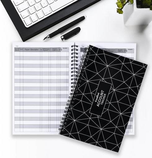 CASMONAL A5 Big Checkbook Register, Check Registers for Personal, Check Book Register & Debit Card Transaction Notebook, Checking Account Register...
