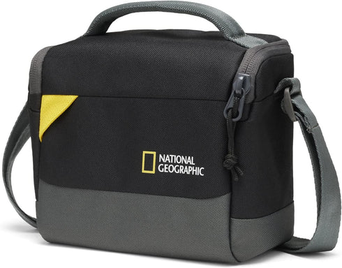 National Geographic Shoulder Bag Small, Camera Bag for DSLR and Mirrorless with Lens, and Accessories, Batteries, Cables, Adjustable Strap, Ultra-...