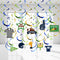 Blulu 30 Pieces Football Hanging Swirl Decorations Football Theme Party Ceiling Decorations, American Hanging Swirls for Game Day Sport Game Party...