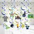 Blulu 30 Pieces Football Hanging Swirl Decorations Football Theme Party Ceiling Decorations, American Hanging Swirls for Game Day Sport Game Party...