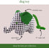 Kate Spade New York Dog Toy Rope with Squeaker and Crinkle Material, Gingham Elephant Tug Toy, Cute Dog Toy with Soft Durable Fabric, Pet Toy for ...