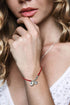 3 in 1 Evil Eye Charm Bracelet for Luck with Silver Hamsa Hand of Fatima Protection Charm on Lucky Red String - 7" Stylish Bracelet for Women, Mom...
