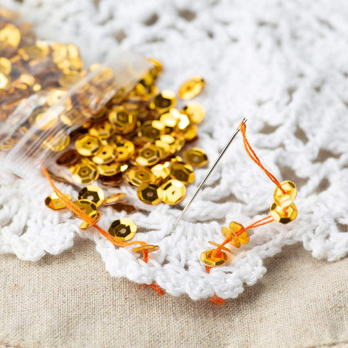 Crafare 6mm Loose Cup Sequins for Crafts 16800PCS Rainbow Sequin Bulk Iridescent Spangles Mixed 24 Color for Home DIY Sewing Arts...