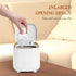 Mini Countertop Trash Can with 12 Rolls of Trash Bags, Desk Trash Can Tiny Trash Can with Press Type Lid, Desktop Trash Can Applicable for Bathroo...