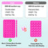 Suction Cup Phone Case Mount Double-Sided,Silicon Sticky Phone Stand for iPhone and Android, Hands-Free Strong Grip Holder for Selfies and Videos ...