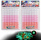 126 Pcs Beads Jewelry Making Kit DIY Hair Braiding Bracelet Ornaments Crafts Jumbo Round Pony (Glow in The Dark Milky Way - Assorted 1)...