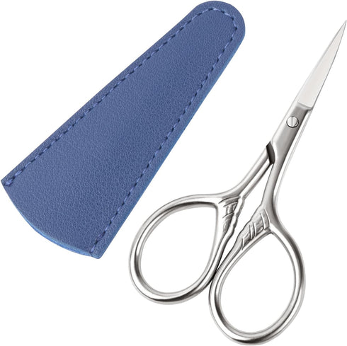Hair Scissors, Beard Scissors for Men, Nose Hair Trimmer for Men, lash scissors, for Personal Care Facial Hair Removal, and Ear, Nose, and Eyebrow...