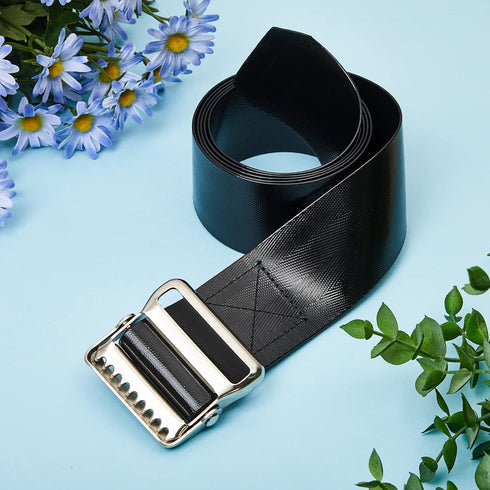 Shappy Vinyl Gait Belt Transfer for 60 Inch Assist Device Safety Occupational Physical Therapy Gate with Metal Buckle Handles Elderly Pediatric Ca...