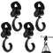 4 Pcs Walker Hook Hanging 360° Rotation Stroller Hooks for Hanging Diaper Bag Hanger Stroller Hooks for Walker Rollator Wheelchair Shopping Cart...