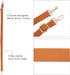 PandaHall DIY PU Leather Bag Knitting Set, Leather Bottom/26' Shoulder Strap/Bag Twist Lock/Flap Cover/Buckles for Crochet Handbag Tote, Camel (7 ...