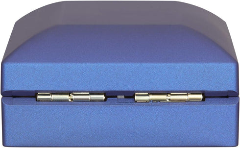 LED Light Pendant Necklace Gift Box, Velvet Jewelry Storage Display Case for Proposal Engagement Wedding Anniversary Birthday Valentine's Day (Blu...