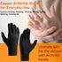 Copper Compression Gloves for Arthritis & Hand Pain Relief – Full Finger Copper Infused Gloves for Men & Women – Support for Carpal Tunnel, Tendon...