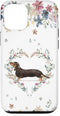 iPhone 14 Pro Dachshund Watercolor Illustrated Art Phone Case...