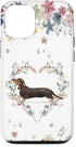 iPhone 14 Pro Dachshund Watercolor Illustrated Art Phone Case...