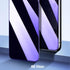 Screen Protector (2 Pack) for iPhone 14, 13, 13 Pro - 6.1 inch Tempered Glass Privacy Protector - Mirror Anti-Blue Light HD Clear Film (Purple)......