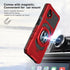 for Samsung Galaxy Xcover 6 Pro Phone Case with Tempered Glass Screen Protector,Military Grade Heavy Duty Shockproof Protective Cover,with Ring Ki...